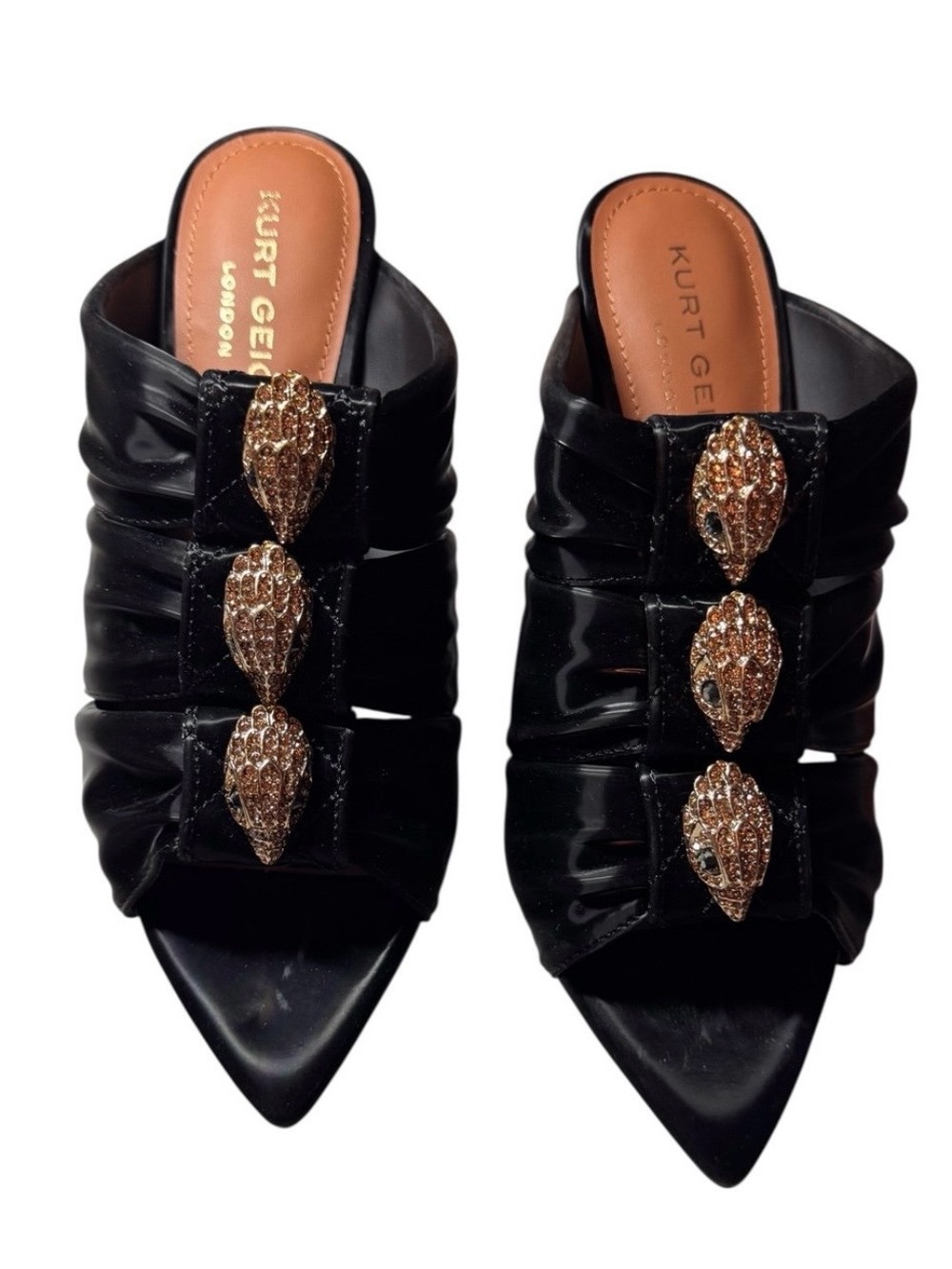 Kurt Geiger Kensington Soft Bow Mules, Sz 8.5, NEW